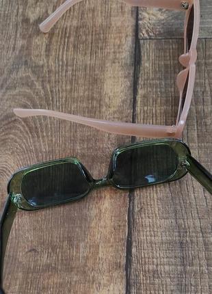 Очки окуляры солнцезащитные женские uv400 мужские овальные4 фото