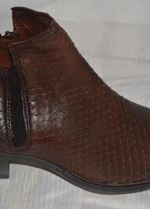 Ботильони туфлі черевики шкіра tamaris розмір 40 41, ботинки кожа5 фото