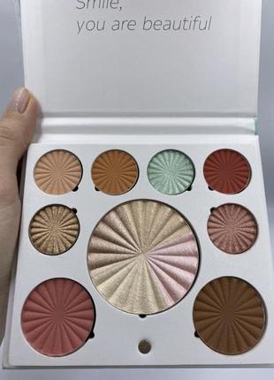 Палетка ofra mini mix face palette - good to go3 фото