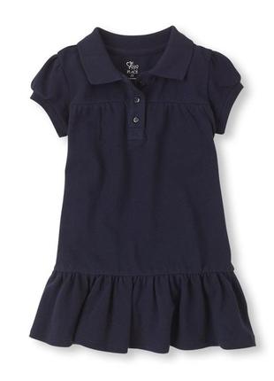 Сукня поло для дівчинки розмір 3т шкільна форма з коротким рукавом