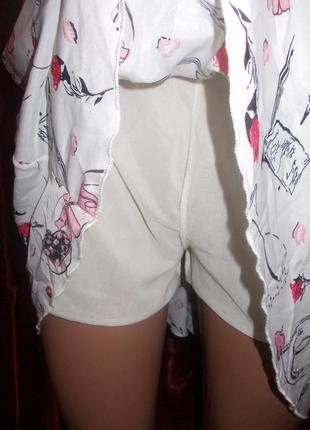 Юбка-шорты от zanzea collection с прикольным молодежным принтом.♥2 фото