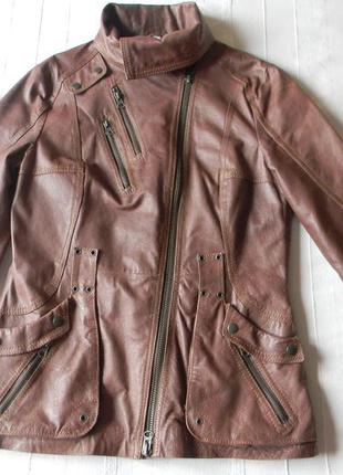 Жен.кожаная куртка-косуха alba moda р.381 фото