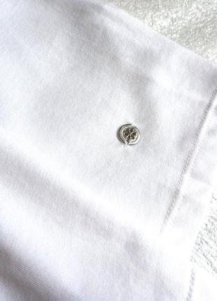 ✨надзвичайна біла ,базова блуза із перфорацією ✨7 фото