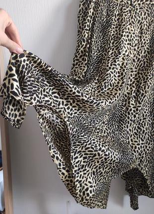 Ассиметричная винтажная  юбка из вискозы3 фото