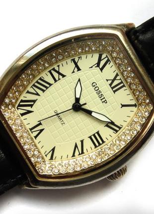 Gossip gsp855 годинник з сша з каменями в циферблаті механізм japan4 фото
