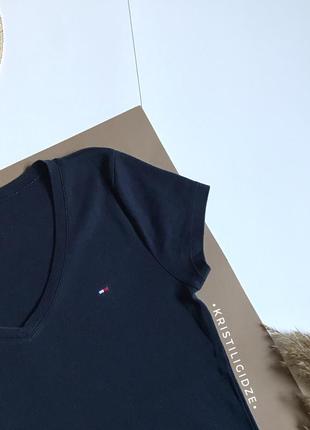 Синяя футболка tommy hilfiger р.м4 фото