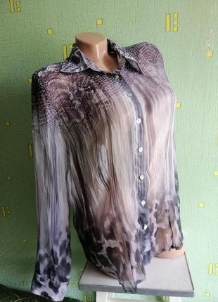 Супер стильная,красивая,блуза. рубашка leardini