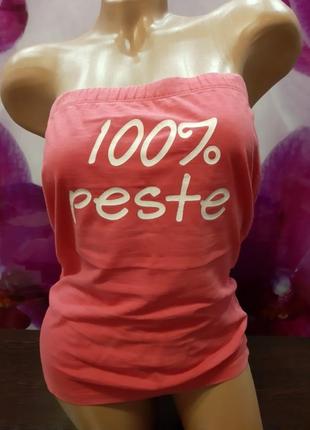 Кокетливый летний топ без бретелей