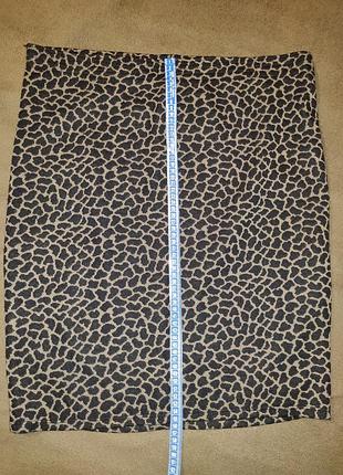 Юбка в леопардовий принт