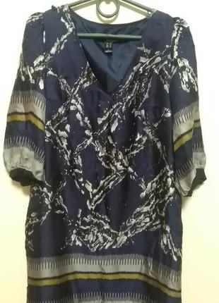 Mango. платье шелковое шёлк 100%