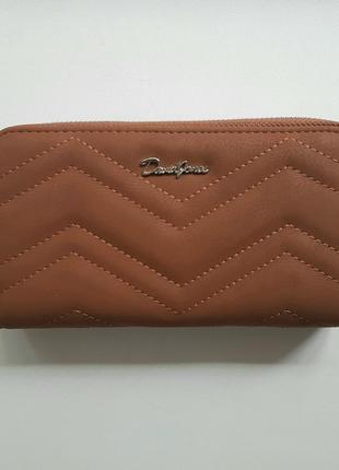 David jones гаманці розпродаж екокожа великий жіночий dfx1791-2 коричневий