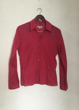 Ніжна тонка бавовняна сорочка ягідного кольору