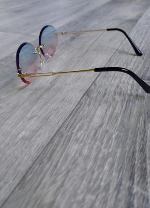 Солнцезащитные очки овал круг градиент4 фото