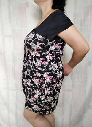 Трикотажное платье с карманами на невысокий рост, 96% вискозы3 фото