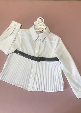 Школьная блузка для девочки3 фото