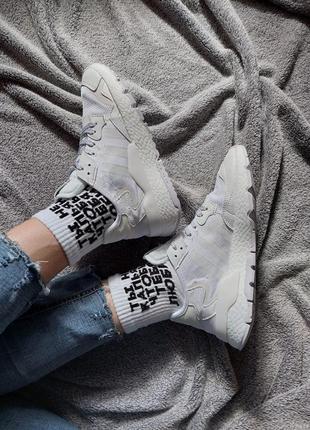 Кроссовки мужские адидас adidas jogger triple white