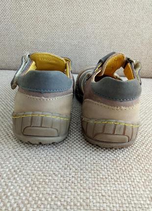 Шкіряні ортопедичні кросівки кроссовки сандали босоножки andre  24розм(14,5-14,8см)3 фото