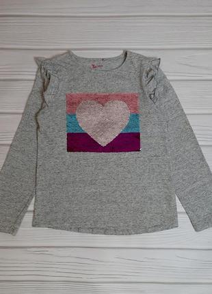 Реглан лонг кофточка лонгслив світшот футболка довгий рукав худі толстовка батник джемпер паєтки перевертишы серце