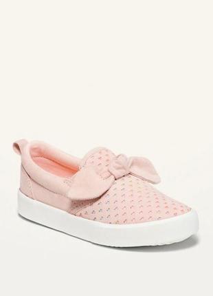 Стильные брендовые слипоны кеды мокасины для девочки oldnavy сша