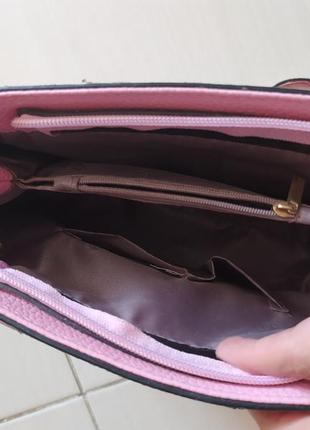Сумка/ яркая сумка/ розовая сумка/ маленькая сумочка7 фото