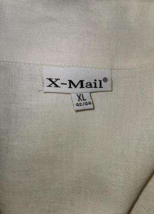 Льняной пиджак жакет блейзер лен вискоза x-mail8 фото