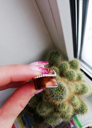 Оригинальное кольцо флоранж florange бижутерия
