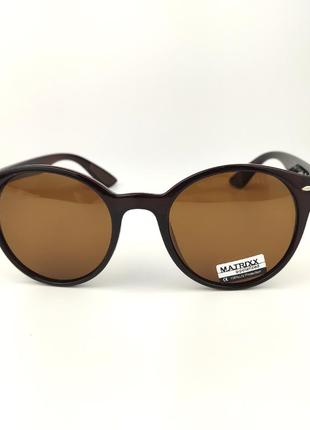 Солнцезащитные очки «stone» c коричневой роговой оправой и коричневой линзой