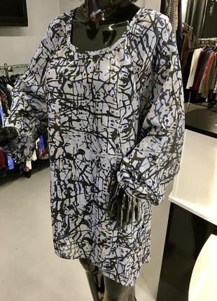 Легка шифонова сукня, фірми soyaconcept, в бомбезну аплікацію3 фото