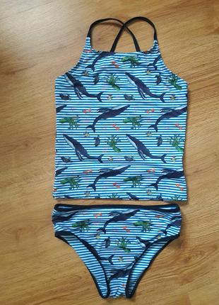 Купальник, комплект для плавання, захист від сонця на 9-10-11 років