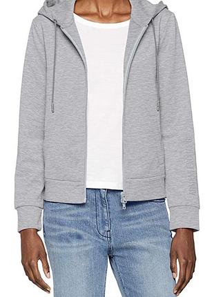 Armani exchange спортивна кофта кенгурушка реглан на блискавці толстовка