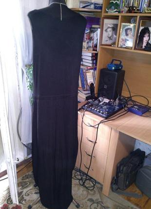 Трикотажное,стрейч,длинное платье-сарафан,бохо,италия7 фото