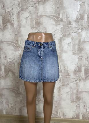 Джинсовая мини юбка,короткая юбка(027)2 фото