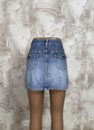 Джинсовая мини юбка,короткая юбка(027)3 фото