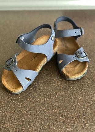 Кожаные детские ортопедические босоножки сандали bio-gold1 фото