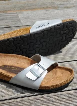 Босоножки сланцы birkenstock® madrid биркеншток ортопедические7 фото