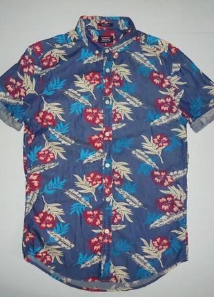 Рубашка  гавайская superdry miami  гавайка (s)4 фото