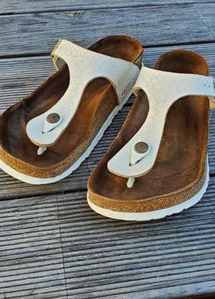 Босоножки шлепанцы сланцы birkenstock ® gizeh биркеншток ортопеды1 фото