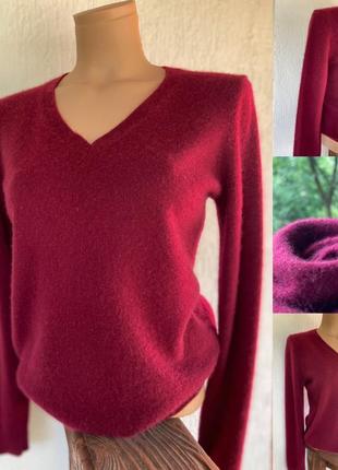 Стильний фірмовий якісний натуральний кашеміровий светр, джемпер