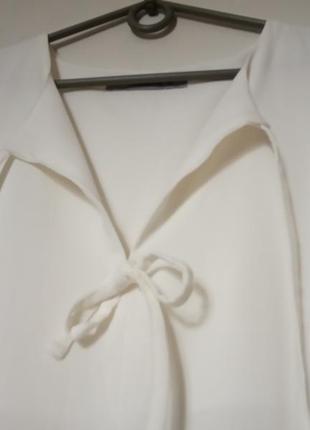 Белое платье туника, абсолютно новое и с оригинальным дизайном7 фото