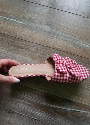 Красные шлепки espirit 7.5