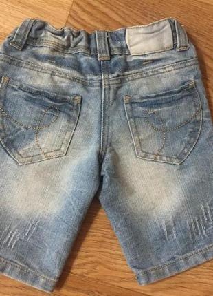 Шорты детские джинсовые 3