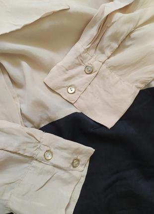 Блуза шовкова двоколірна ,inwear,16(48)8 фото