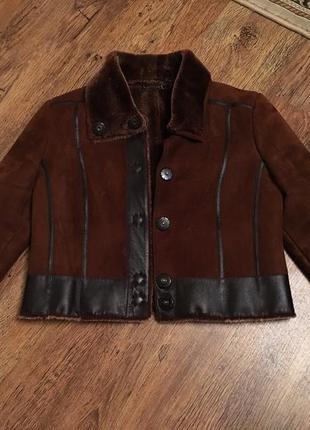 Дубленка короткая, натуральная