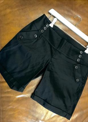 Чёрные шорты primo emporio италия р -38/40