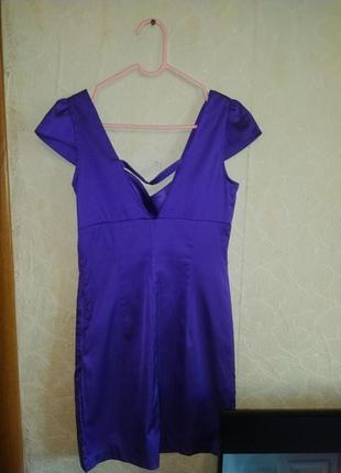 Платье 👗 фиолетового красивого цвета3 фото