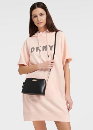 Сумка крос-боді шкіряна dkny gramercy dome crossbody leather r01e3h92 оригінал1 фото