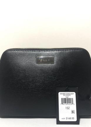 Сумка кроссбоди кожаная dkny gramercy dome crossbody leather r01e3h92 оригинал6 фото