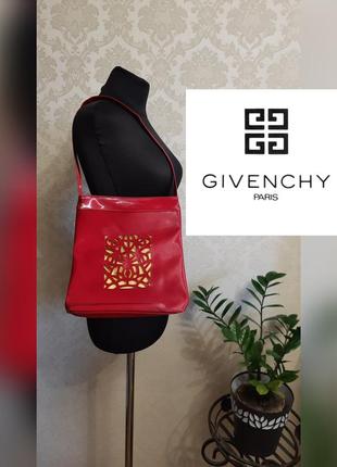 Яркая алая сумка givenchy оригинал