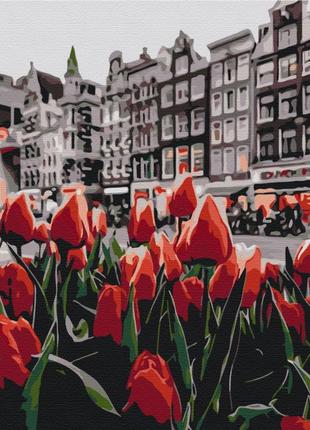 Картина за номерами тюльпани амстердама браш