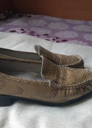 Туфли , мокасины женские кожаные rieker .